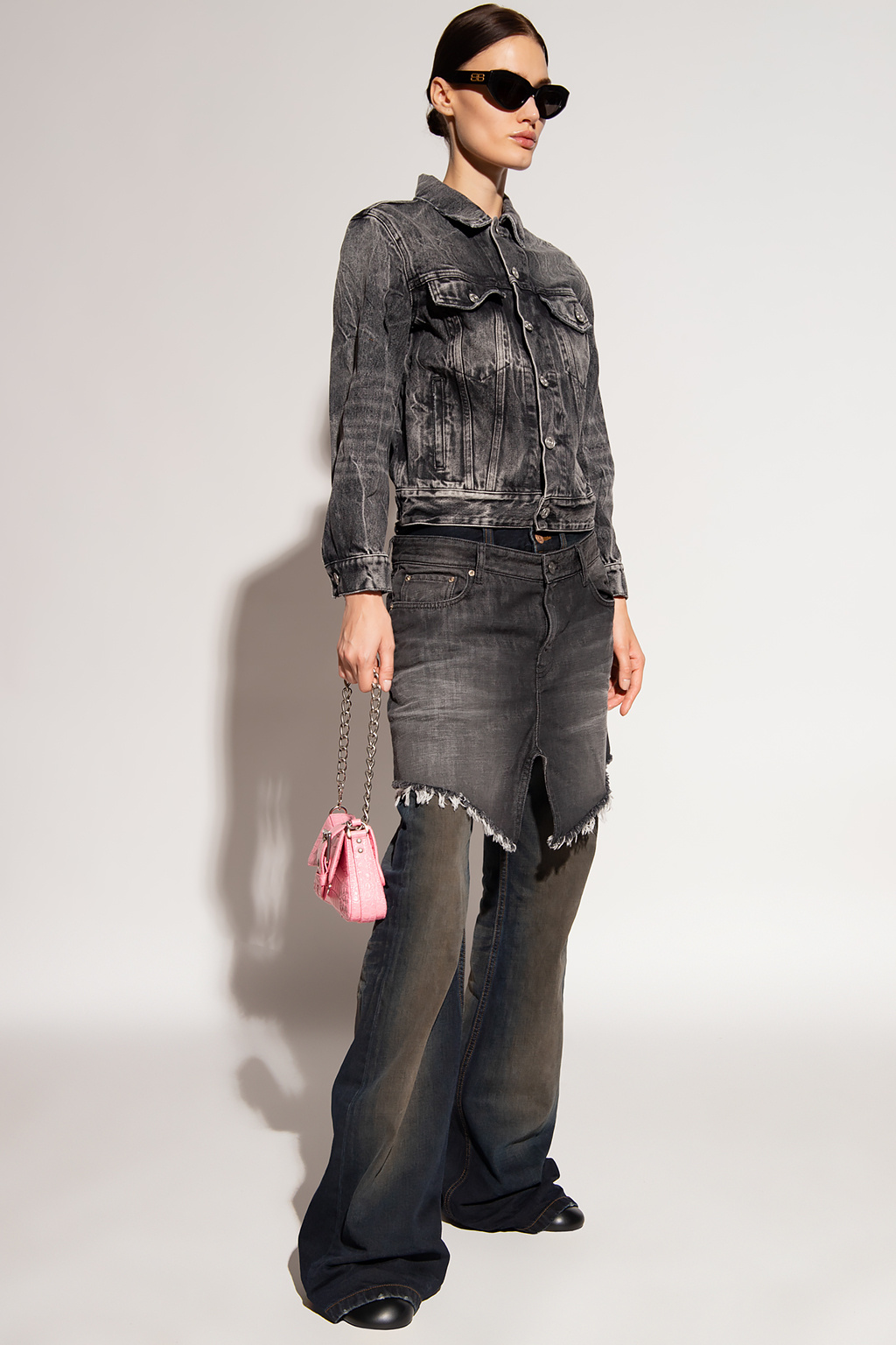 balenciaga jean jacket 2017